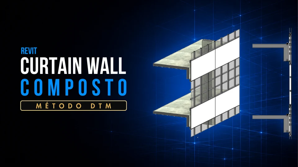 Capa oficial do curso Revit Curtain Wall Composto