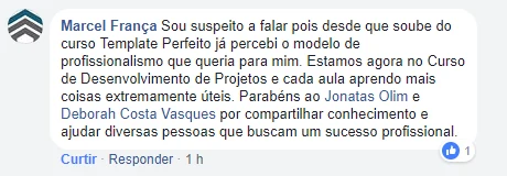 Registro original do depoimento de Marcel França, com identificação e imagem de perfil, reproduzido da página DTM